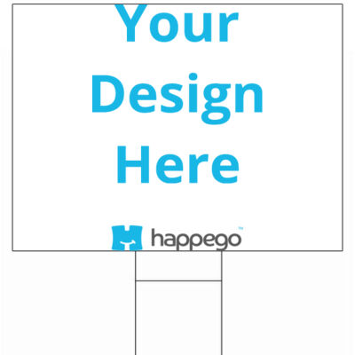 Happego Design7  - Full Color Yard Sign 24" X 18" Horizontal Thumbnail