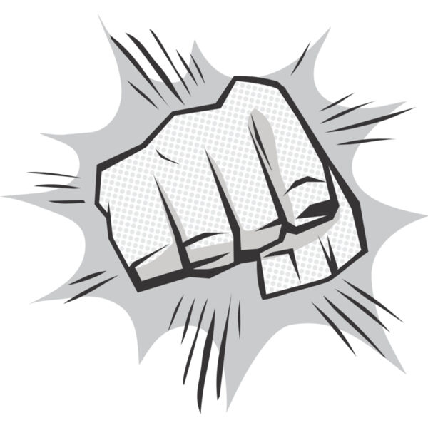Comic Hand Fist Punch 5 Thumbnail