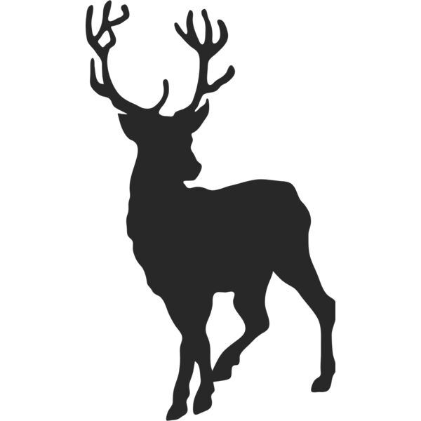Deer Buck Silhouette 18 Thumbnail