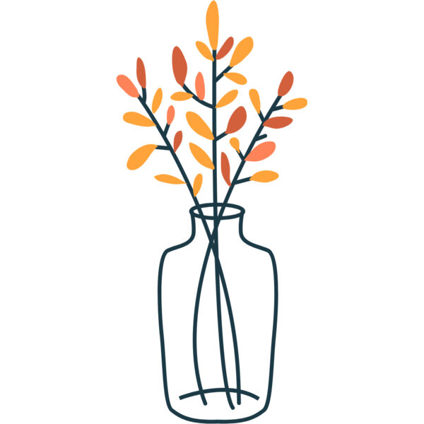 Autumn Fall Leaf Branch Vase 1 Thumbnail