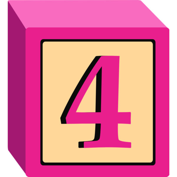 Toy Block Four 4 Thumbnail