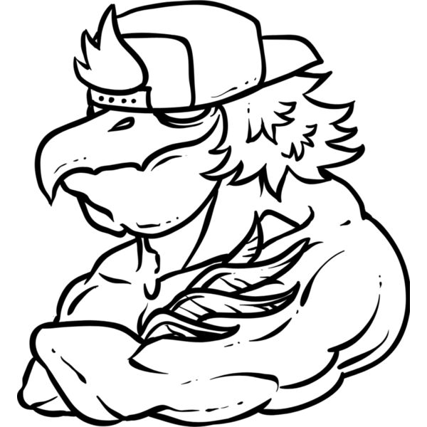 Eagle White Mascot 1 Thumbnail