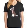 Ladies Core Cotton V-Neck Tee Thumbnail