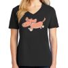 Ladies Core Cotton V-Neck Tee Thumbnail