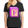 Ladies Core Cotton V-Neck Tee Thumbnail
