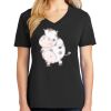 Ladies Core Cotton V-Neck Tee Thumbnail
