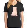 Ladies Core Cotton V-Neck Tee Thumbnail