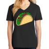 Ladies Core Cotton V-Neck Tee Thumbnail